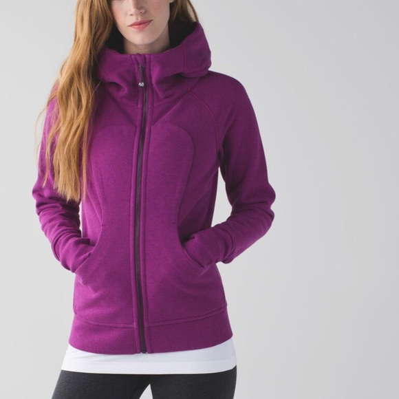 lululemon athletica Tops - Lululemon Scuba Hoodie III (First Release)
Heathered Regal Plum size 8